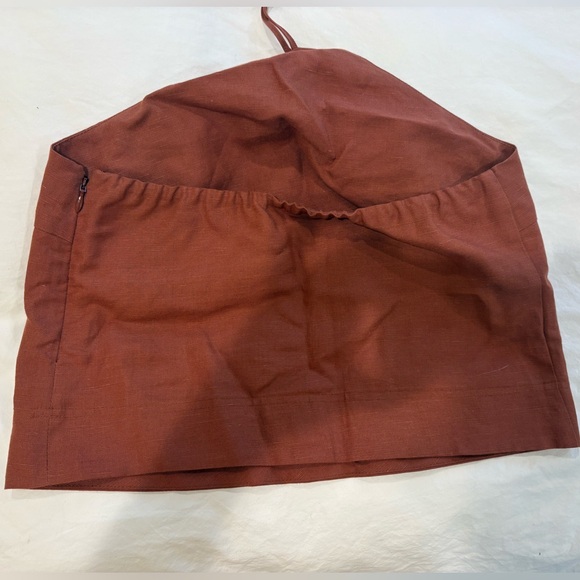 Sezane Linen Halter Crop Top - Picture 6 of 6